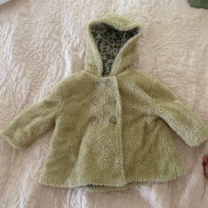 Like new Rylee+Cru Teddy Bear Double Breasted Fall Jacket, Size 6-12 Months